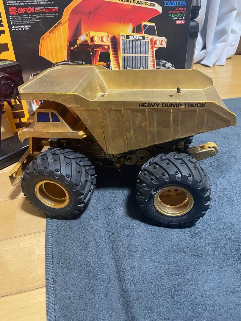 TAMIYA GFー０１ヘビーダンプとコントローラー、トルクチューンモーター付き