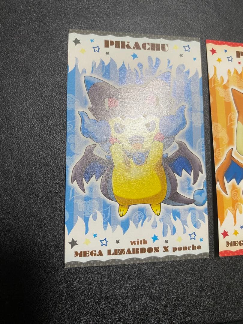 ポンチョを着たピカチュウ 名刺カード メガリザードンXY ポケモンセンター