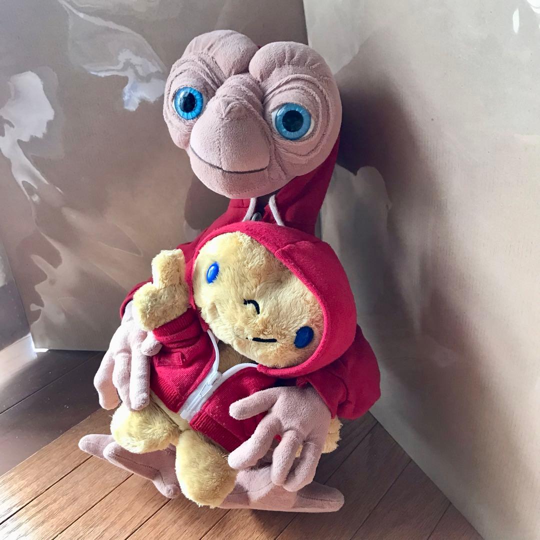 ユニバーサルスタジオ　USJ E.T.大きいぬいぐるみ　ET 2個セット当時物