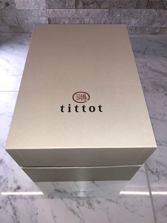 tittot 琉園 ガラス細工 【Buffalo and Egrets】 新品