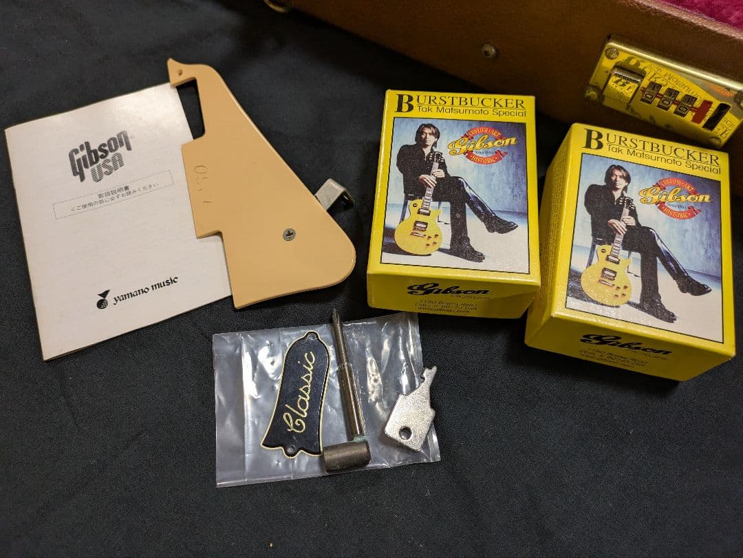[TAK BURST BUCKER] Gibsonレスポールゴールドトップ