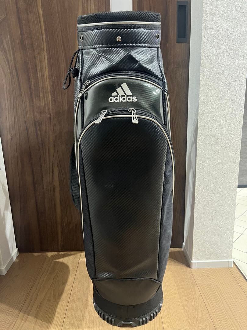 【美品‼️】adidasゴルフキャディバッグ　サービス付