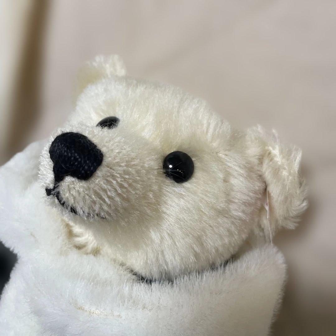 新品　シュタイフ　テディベア　ぬいぐるみアジアンサンタ2002 白いモヘア限定品