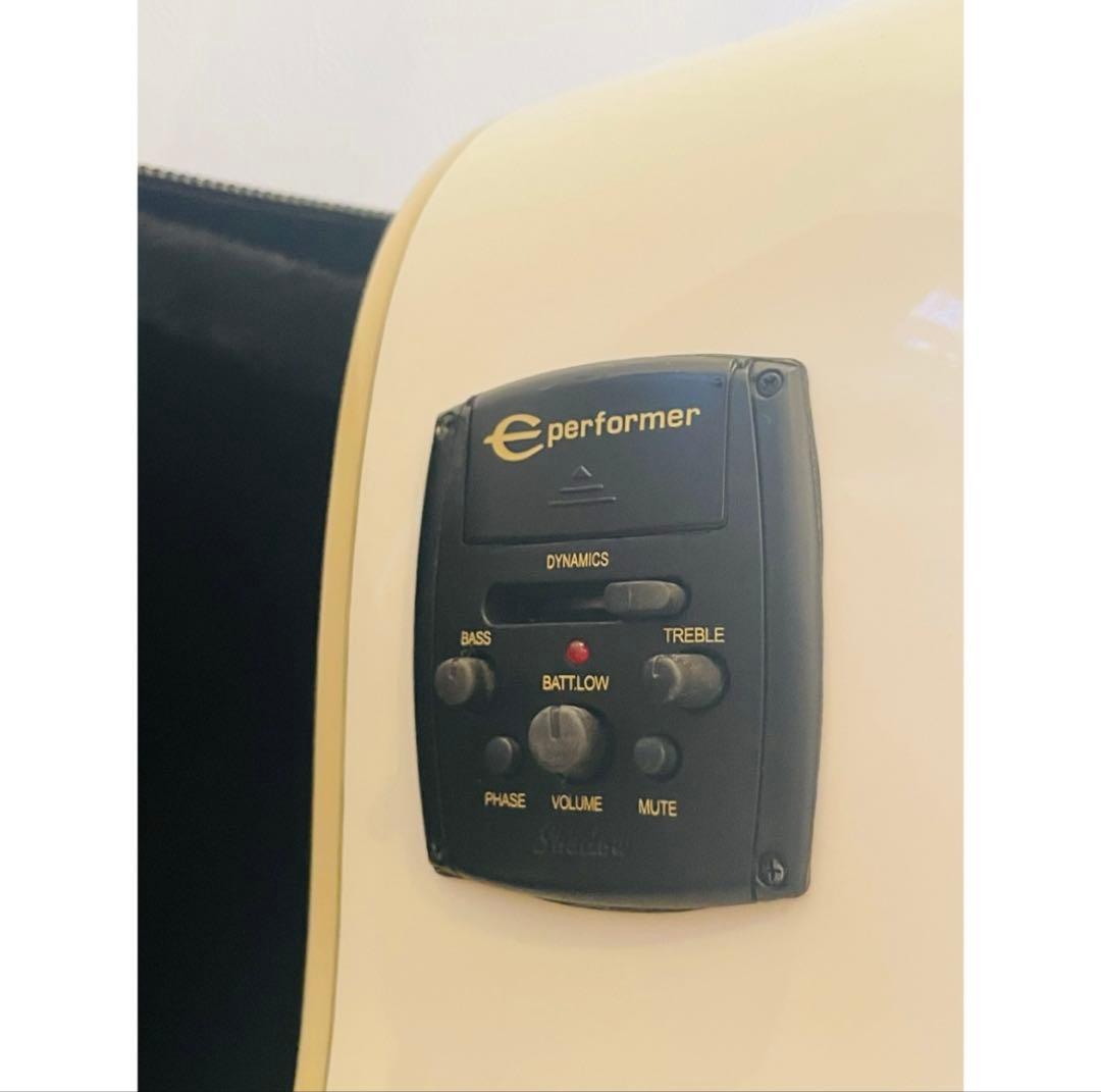 【限定カラー】Epiphone ハミングバード　エレアコ　ホワイト