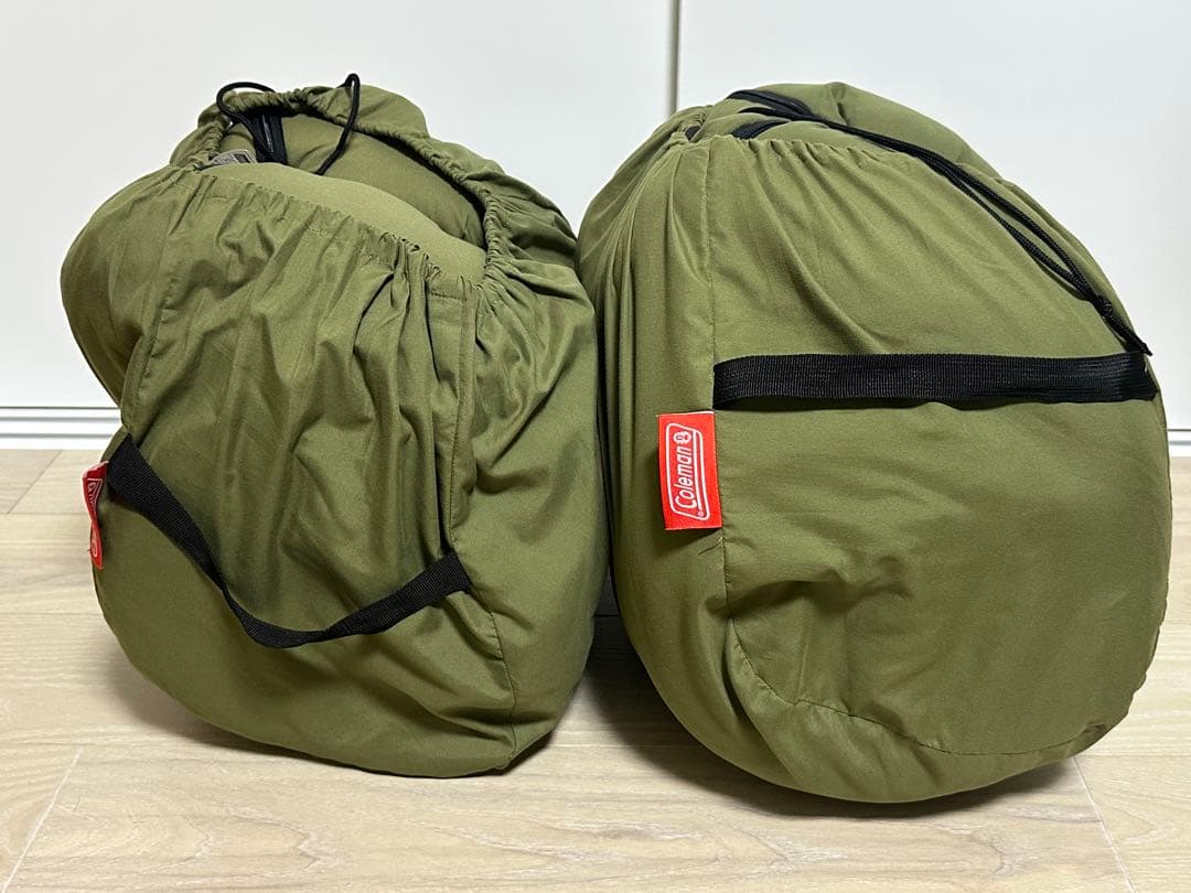 Coleman 寝袋 2個セット