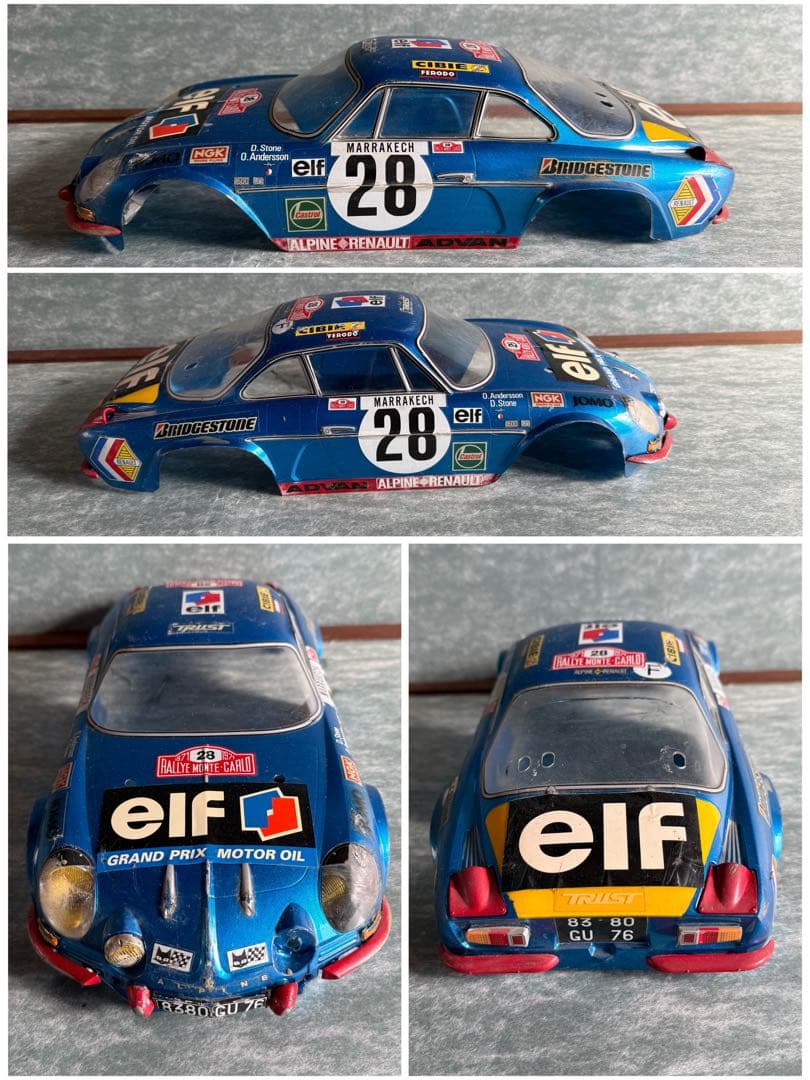 【O-1951】タミヤ ラジコン スペアボディ 9台セット ジャンク
