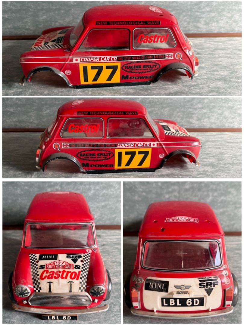 【O-1951】タミヤ ラジコン スペアボディ 9台セット ジャンク