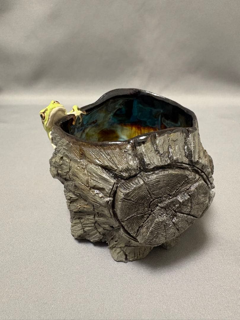 腰越祐貴　樹器とアマガエル