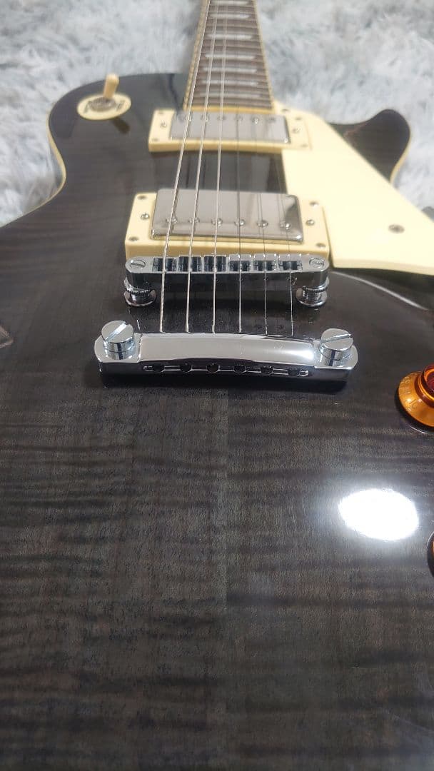ESP glassroots エレキギター 虎目 レスポールタイプ