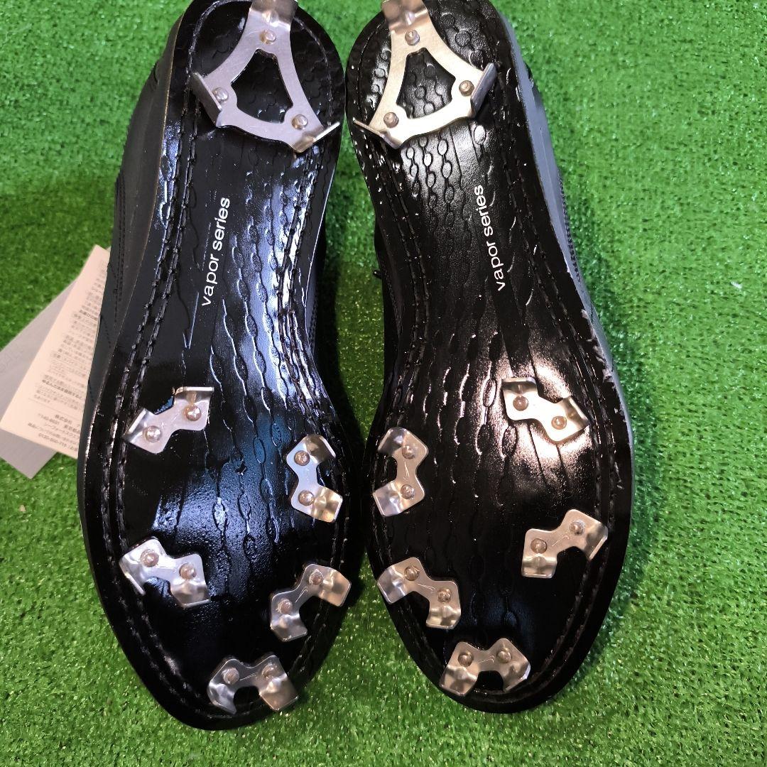 Nike ブラック レザー スパイクシューズ