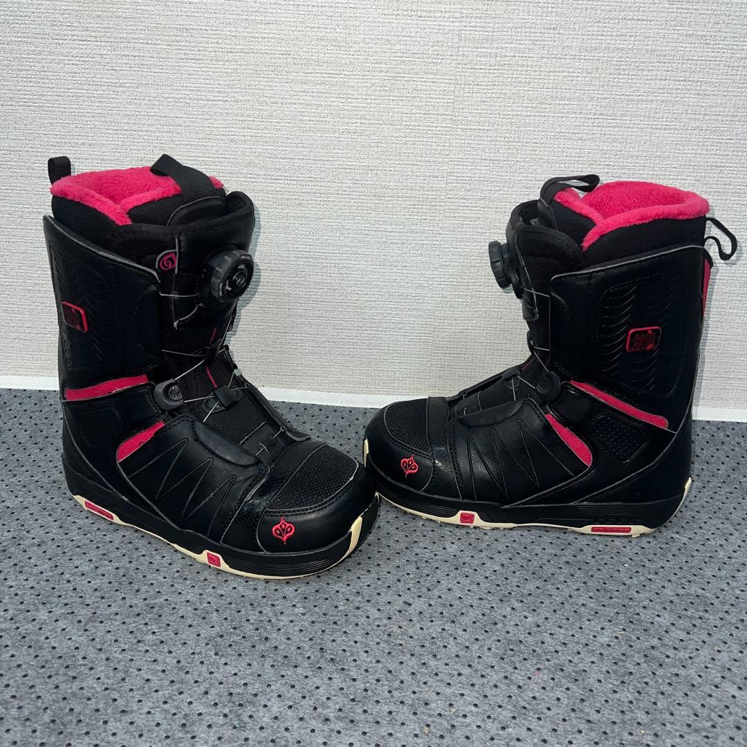 7-8回着用レディース23cm SALOMON PEARL BOAブーツ