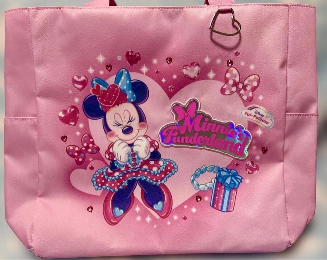 パルパルーザ ミニーマウス トートバッグ ピンク 2点セット