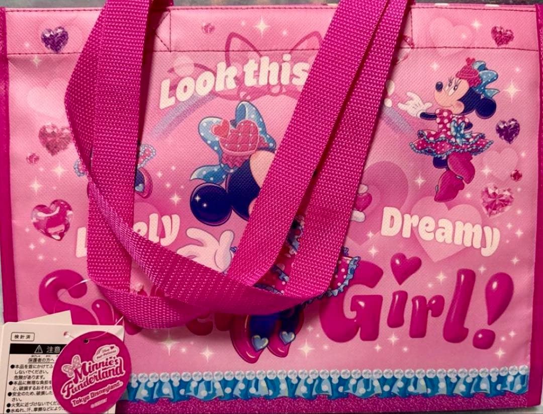 パルパルーザ ミニーマウス トートバッグ ピンク 2点セット