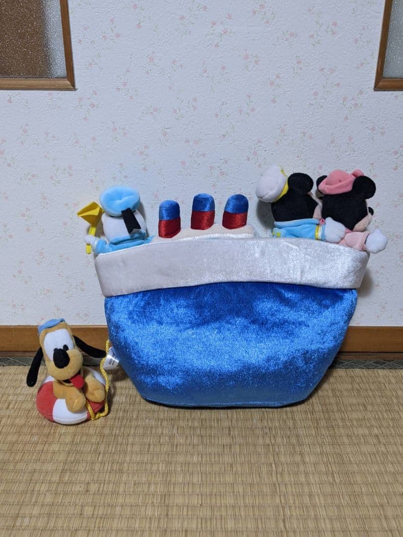 ディズニーシー ランド 船 ミッキー ミニー ドナルド 蒸気船　ぬいぐるみ