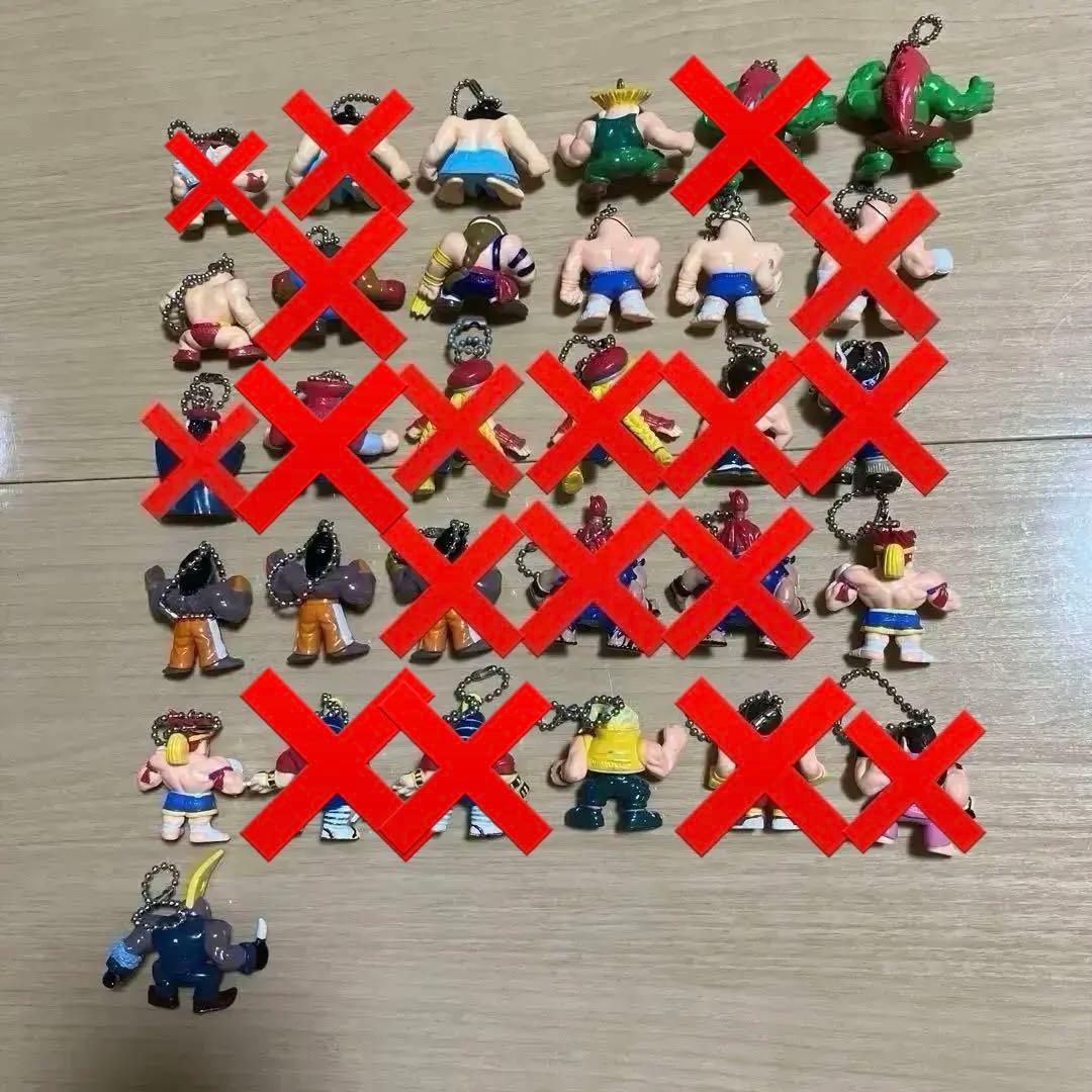 ストリートファイター　キーホルダー　ソフビ　フィギュア　27個セット