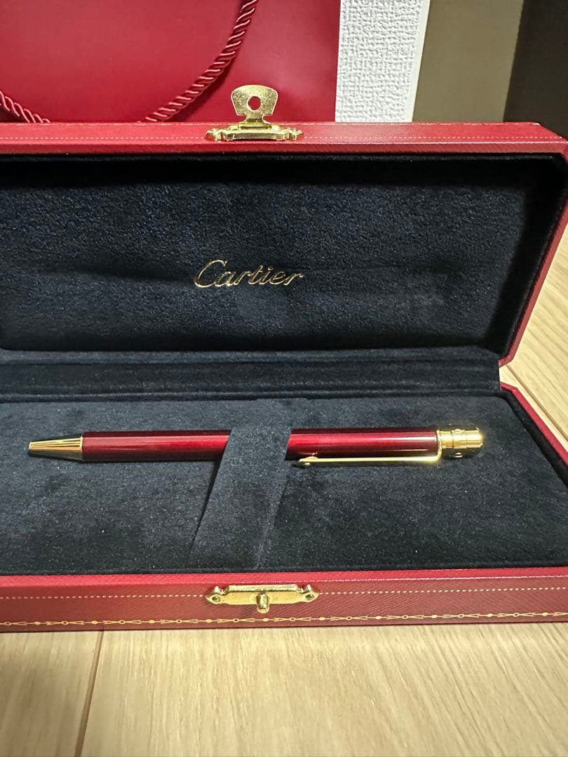 ☆週末値下げ☆【新品未使用】カルティエ ボールペン ボルドー