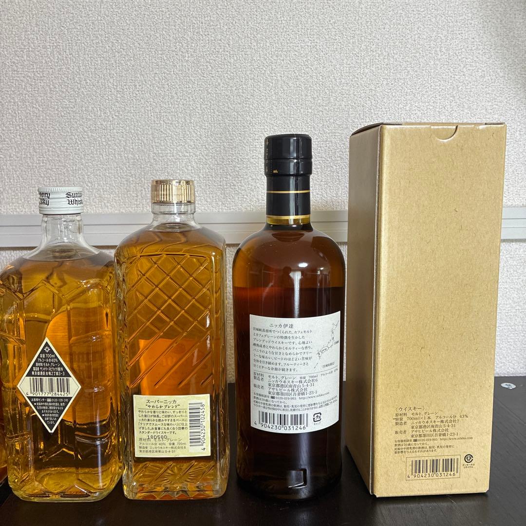 日本のウイスキーセット