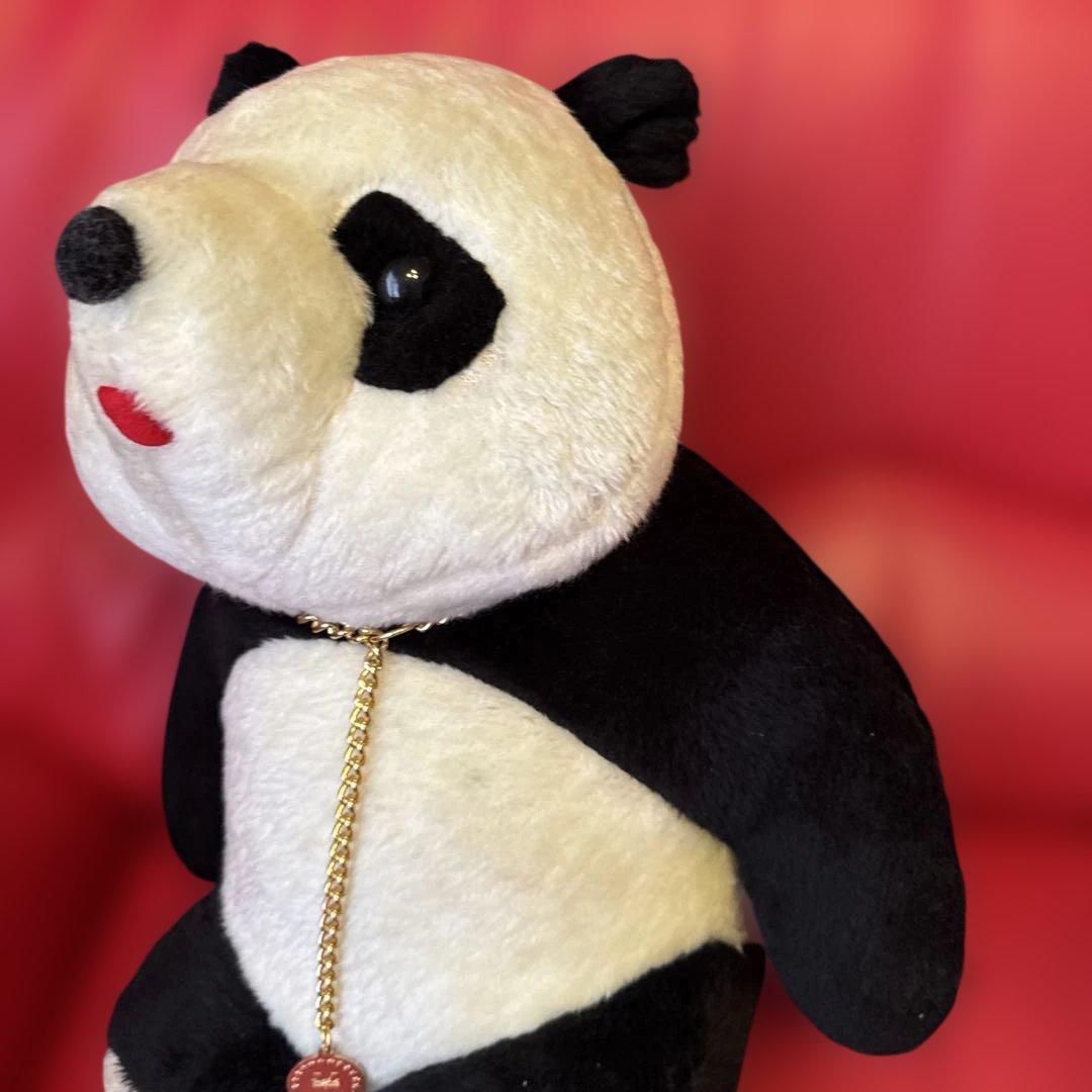 ヴィンテージ　パンダぬいぐるみ　昭和レトロ