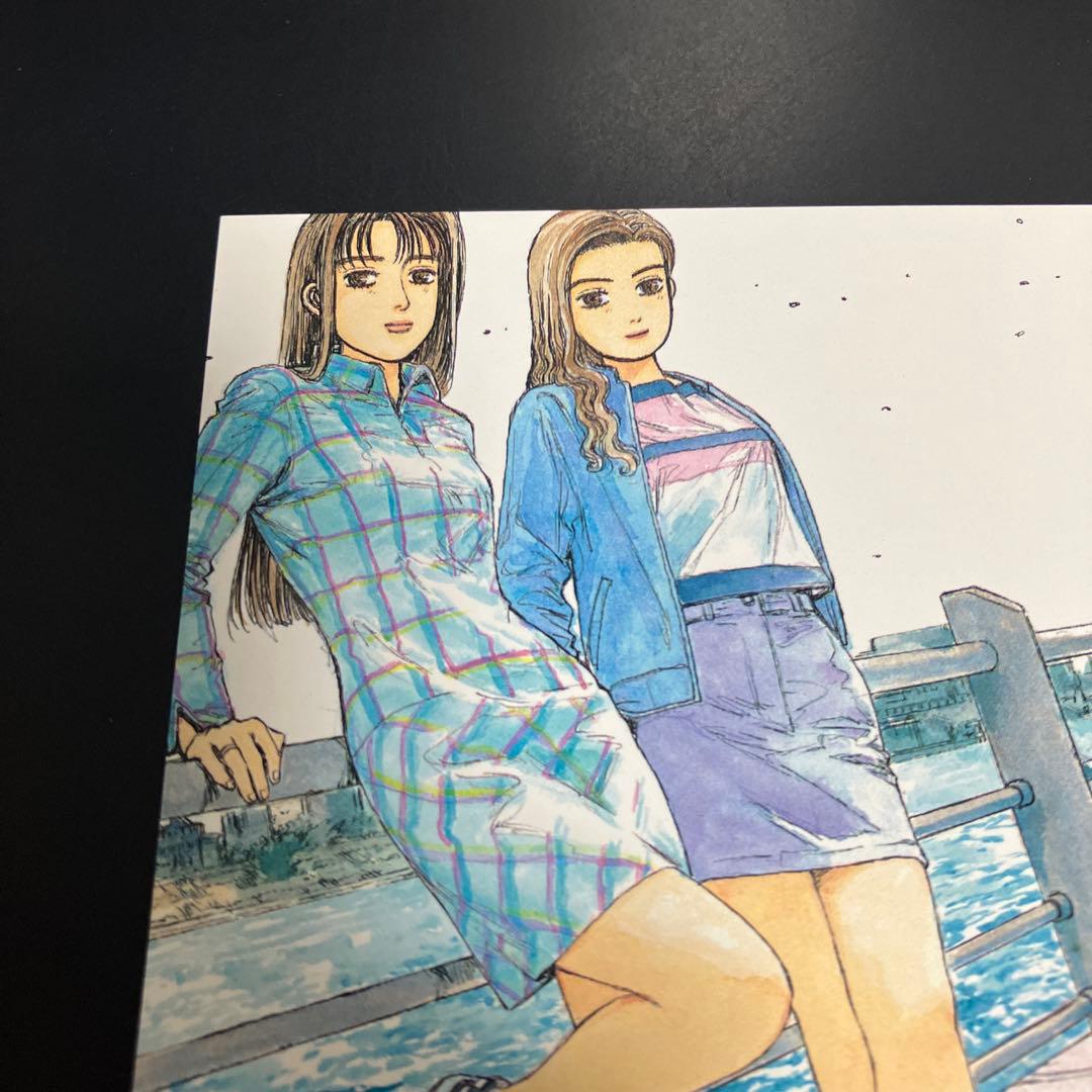美品★頭文字D 30周年 佐藤真子　沙雪　シルエイティ　イラストカード