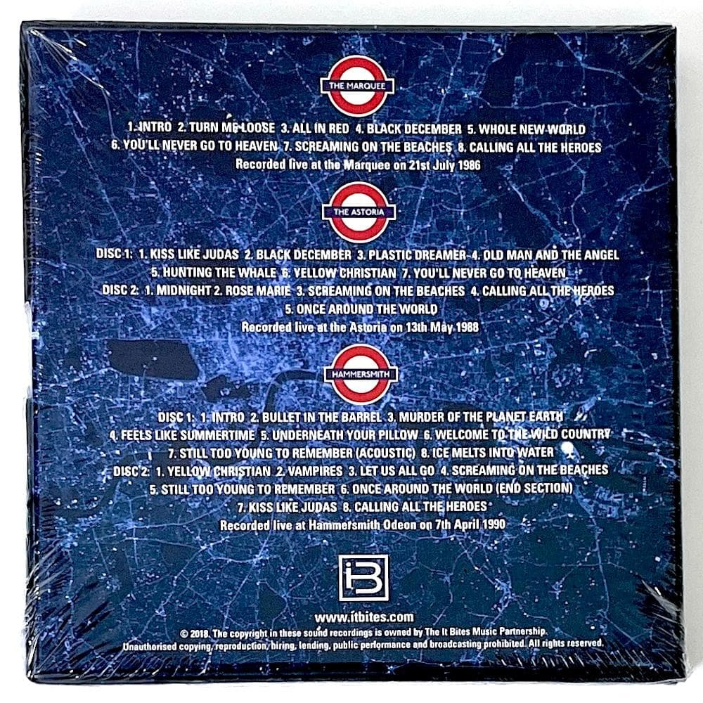 新品未開封 廃盤 CD IT BITES LIVE IN LONDON〈5枚組〉
