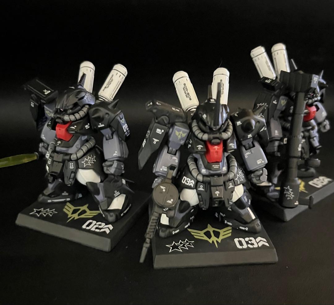 ガンダムコンバージ　黒い三連星　ザクⅢ改