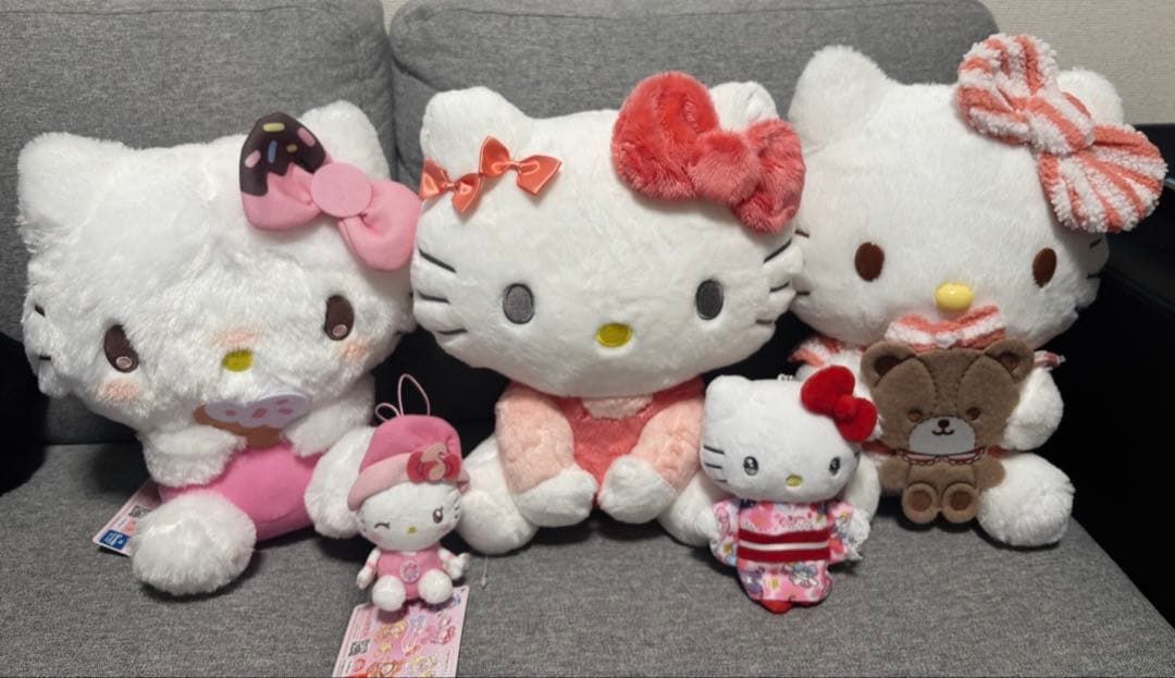 〜最終お値下〜【まとめ売り】キティちゃん ぬいぐるみ