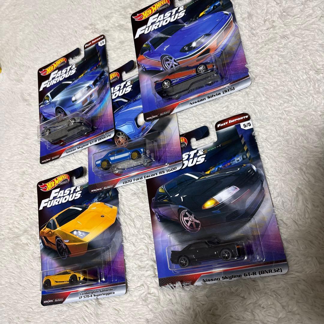 Hot Wheels ファスト＆フューリアス ミニカー 5台セット