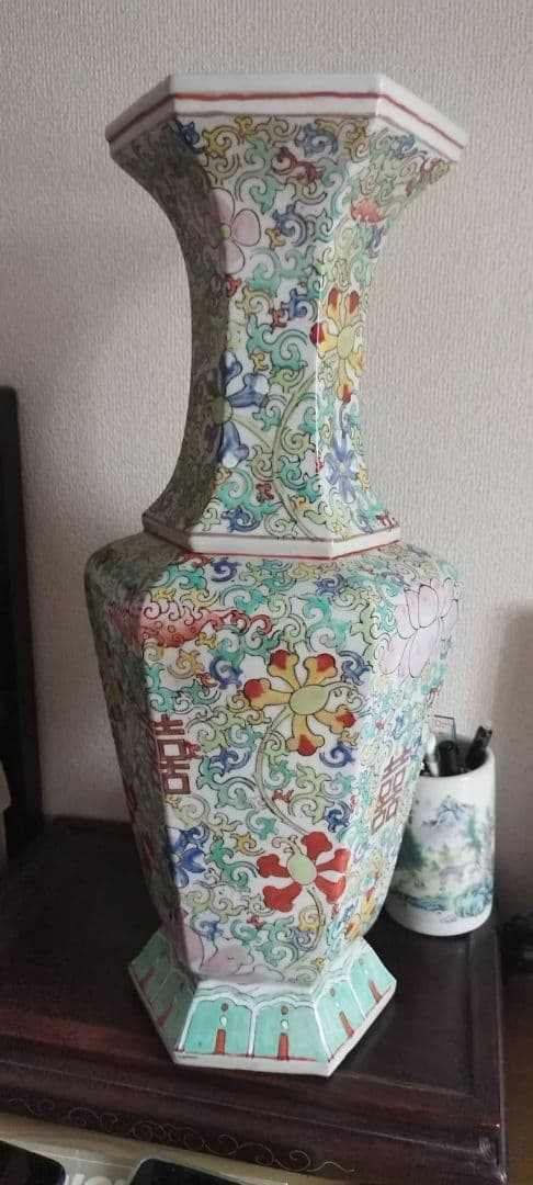 中国昔の花瓶、大明成化年製