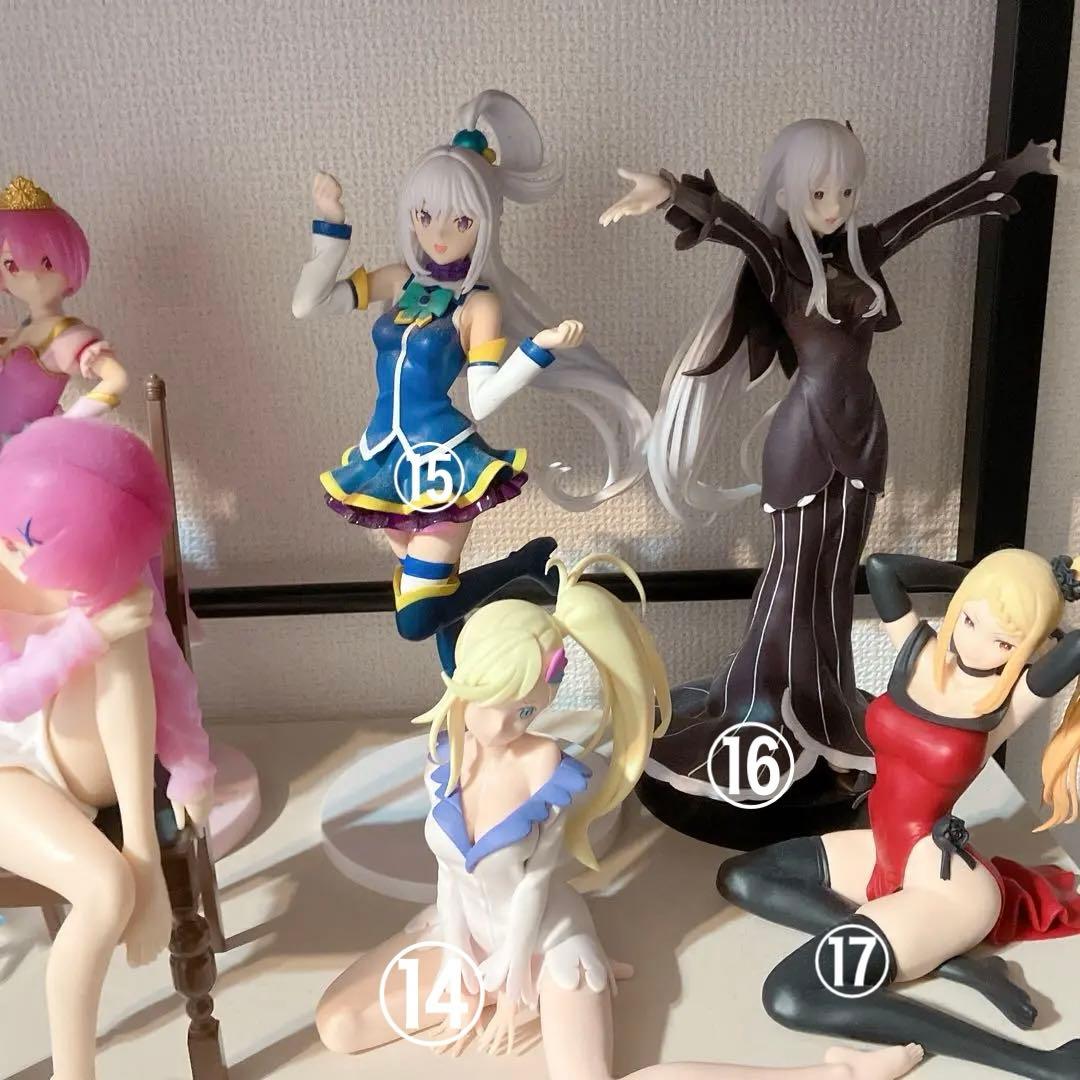 リゼロ フィギュア レム ラム エミリア エキドナ プリシラ まとめ売り