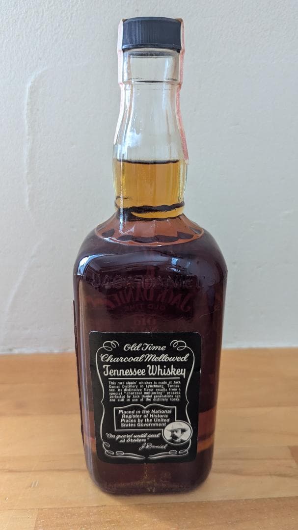 JACK DANIELS ジャックダニエル　赤紙　旧ボトル　未開栓
