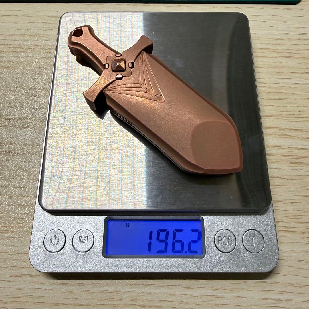 聖剣　紫銅製 フィジェットトイ　EDC fidget toys