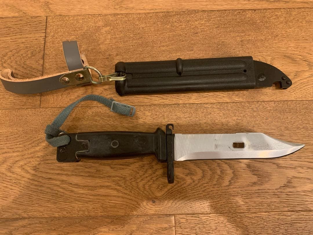 【実物】東ドイツ軍 6kh4AKM/AK74銃 剣バヨネット中古