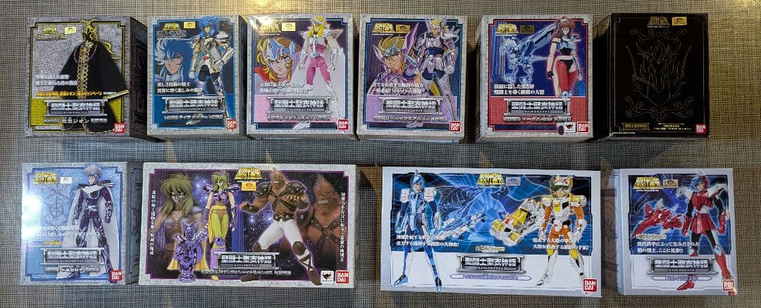 【聖闘士星矢】聖闘士聖衣神話セット　83箱+ディスプレイスタンド