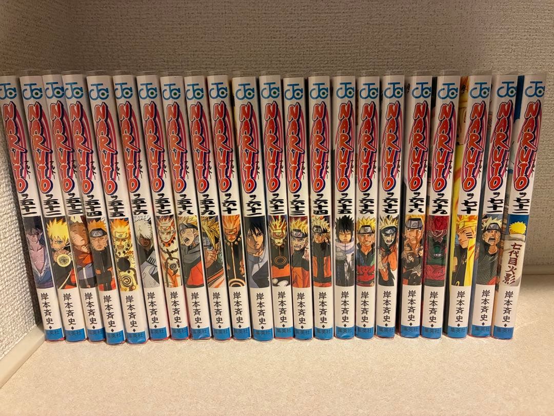 NARUTO 全72巻+BORUTO20巻+5巻　クリアブックカバー付き