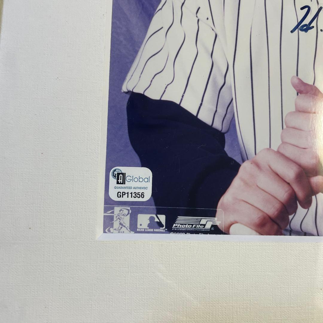 松井秀喜　ヤンキース　サイン　野球　国民栄誉賞　HIDEKI MATSUI