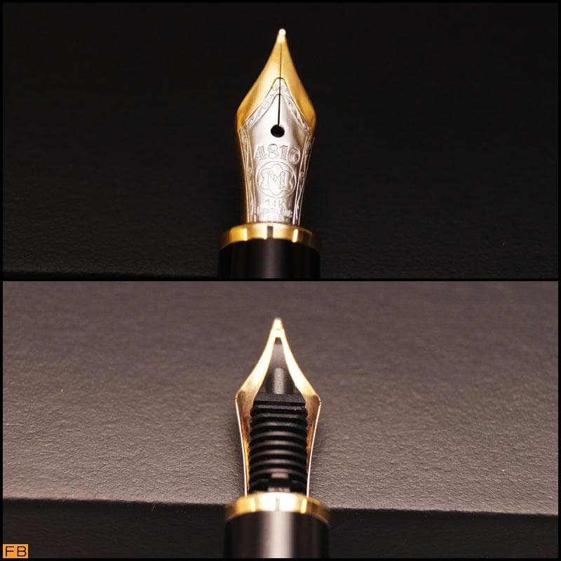 未使用 モンブラン 万年筆 ペン先14K マイスターシュテュック ケース付 箱付