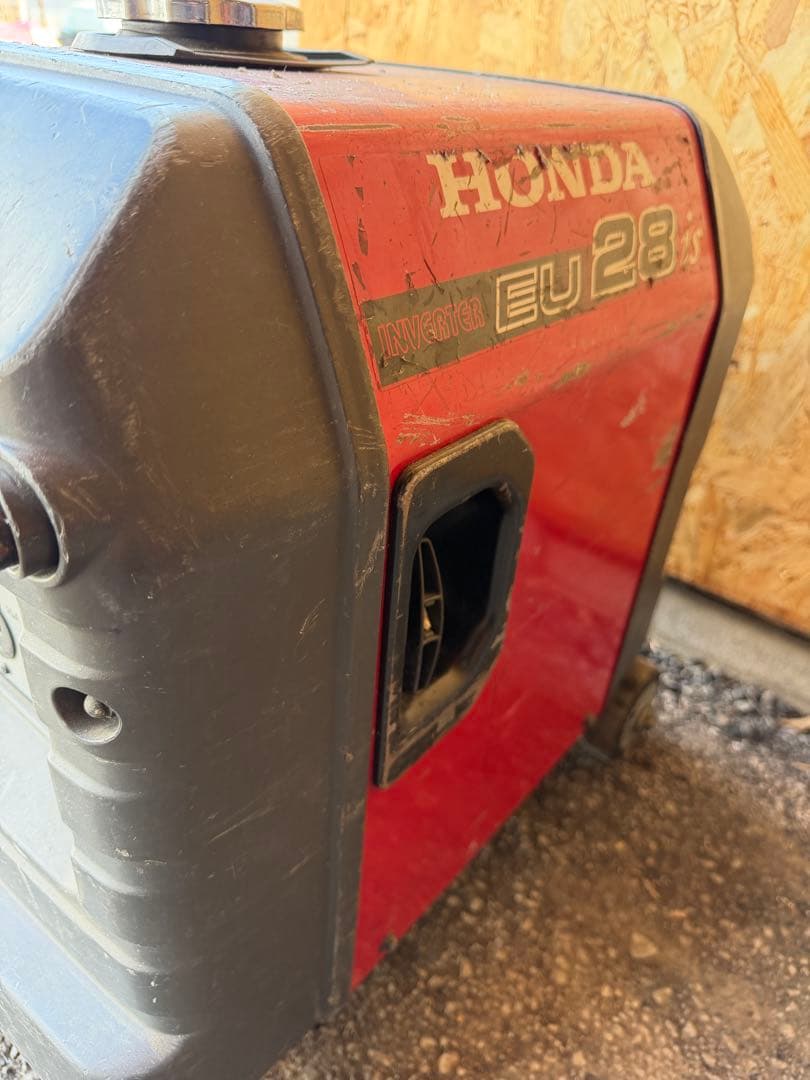 引き取り限定 動作品 ホンダ 発電機 HONDA EU28is インバーター