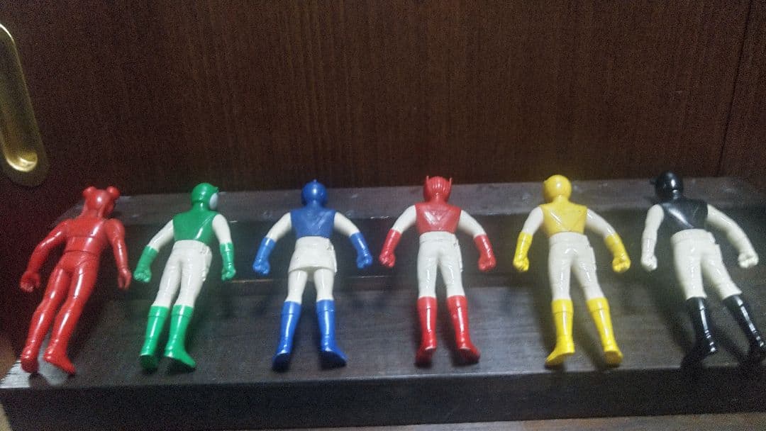 バンダイ★超獣戦隊ライブマン★ソフビフィギュア６体セット