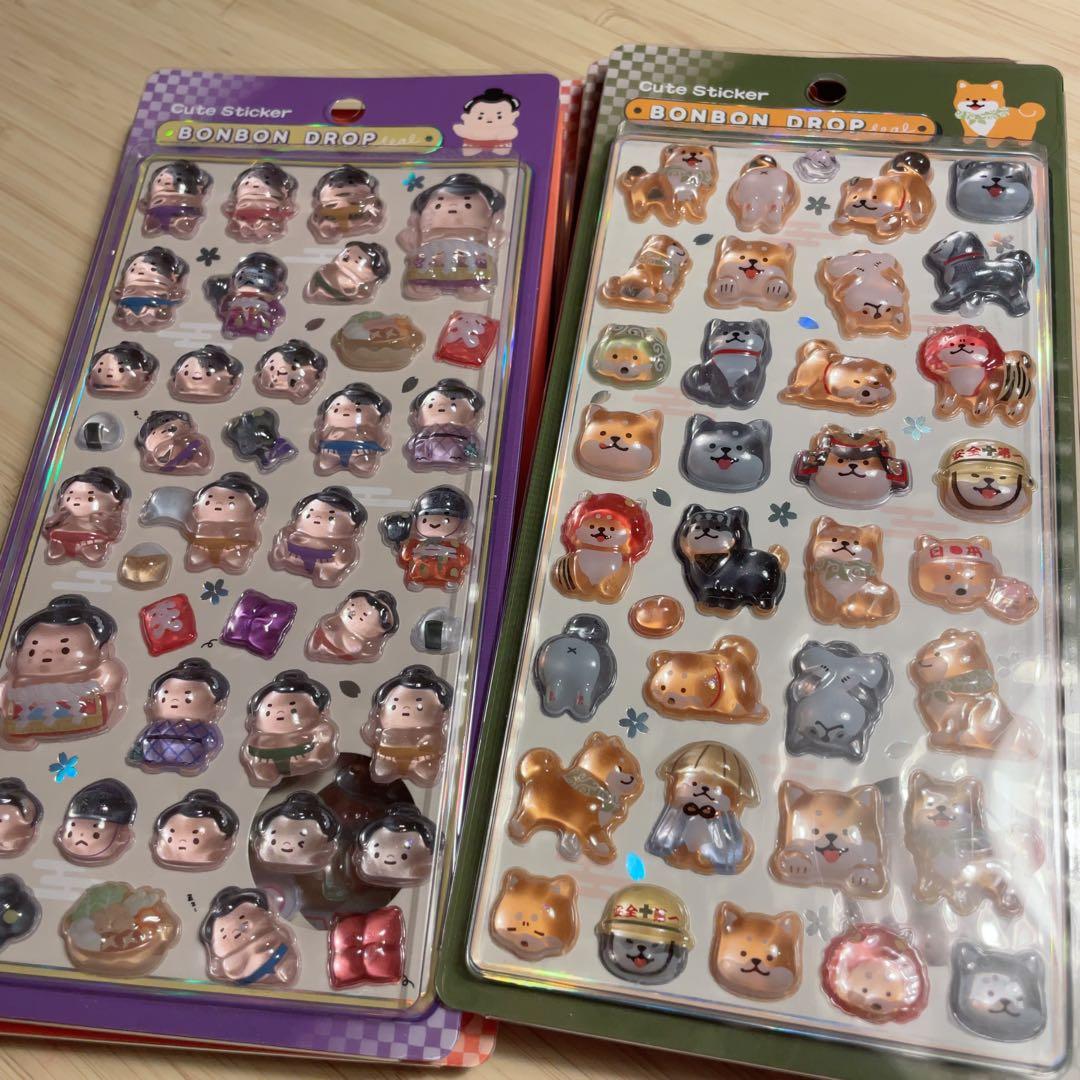 早い者勝ち ボンボンドロップシール 和柄 6枚 新品未開封 正規品 まとめ買い