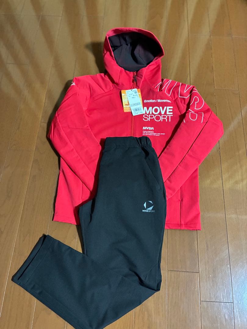 MOVE SPORT フード付きジャージ上下セット