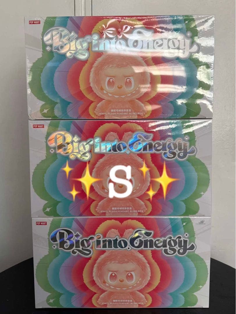 ポップマート LABUBU Big into Energy 1セットシュリンク付