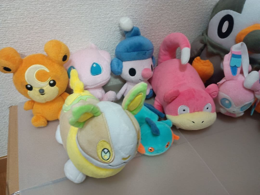 5　11/20ポケモンセンター　ぬいぐるみ　ヌマクロー　くったり　ワンパチ