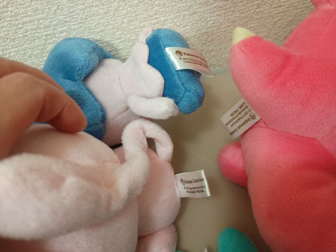 5　11/20ポケモンセンター　ぬいぐるみ　ヌマクロー　くったり　ワンパチ