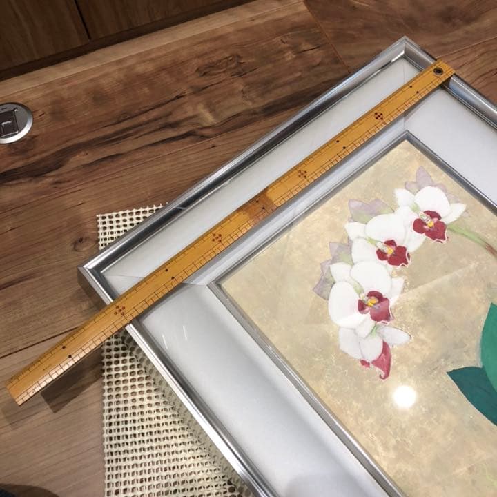 絵画　「日本画」花⓵ 日展出品受賞経験者が描いた一品です(^-^)v
