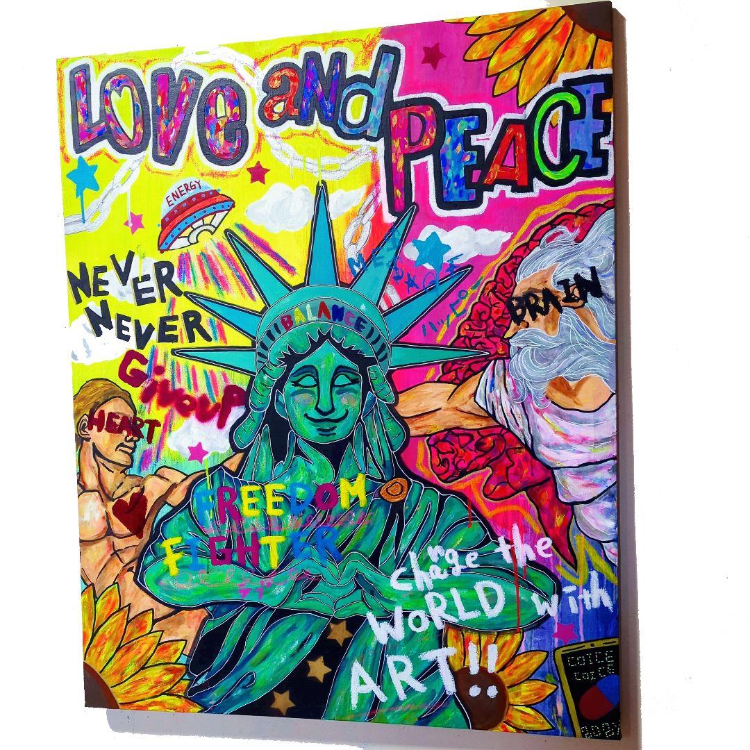 【一点物:原画】LOVE and PEACE《F40号》