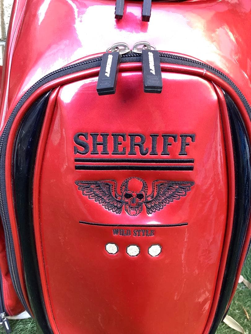 SHERIFF シェリフエナメルキャディバッグ