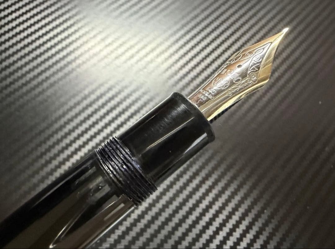 美品 モンブラン マイスターシュテュック 149 14C 中白 F 細字 万年筆