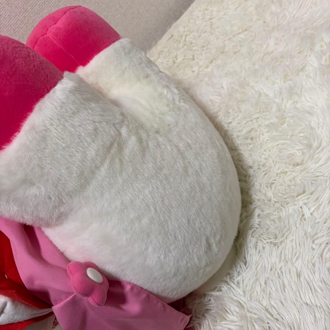 サンリオ ハローキティ 特大 BIG ぬいぐるみ ワンピース ベレー帽 LL