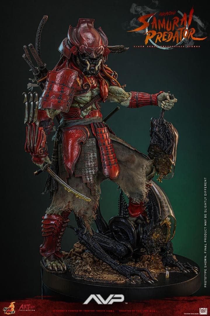 ホットトイズ 1/6 エイリアン プレデター 赤鬼サムライ・プレデター AC06