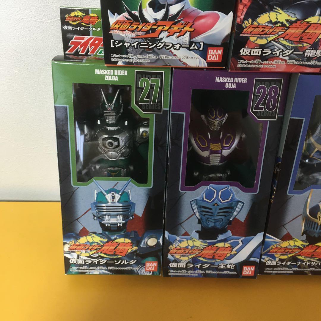 仮面ライダーアギト＆龍騎（×13箱セット）ソフビ　ライダーヒーローシリーズ